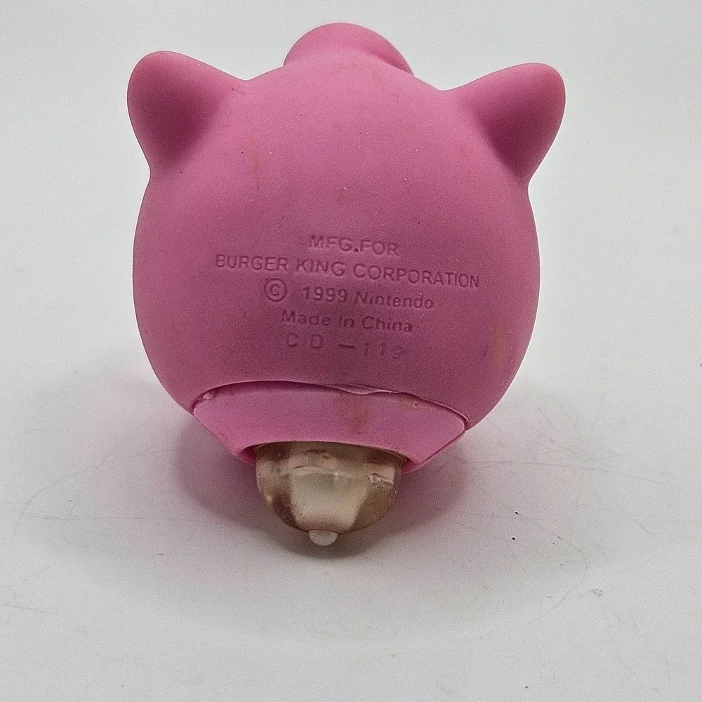 1999 Burger King‎ Pokemon Jigglypuff Spinning Top Toy Nintendo Vintage Kids Meal